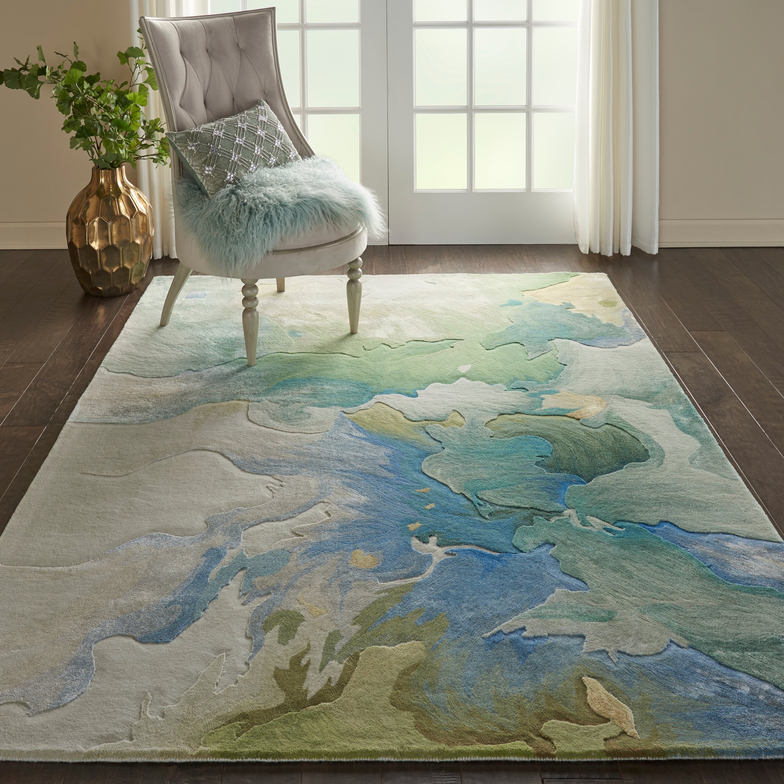Nourison Prismatic 5'6" x 7'5"  Rug