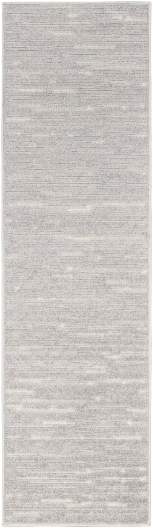 2' X 6' Light Grey Runner Rug