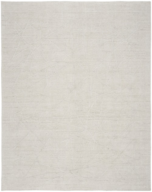 8'6" X 11'6" Ivory Grey Rectangle Rug