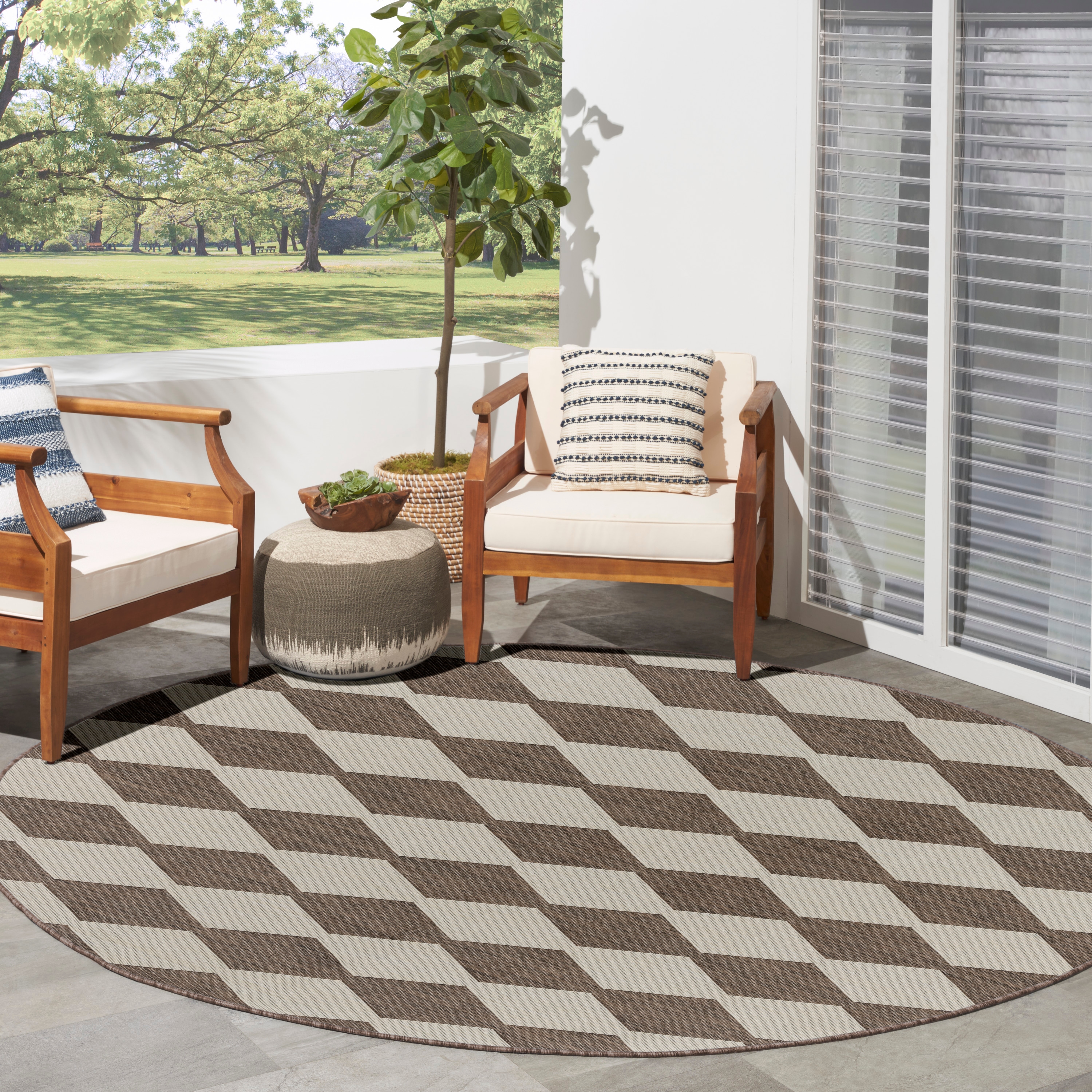 Nourison Positano 8' X Round