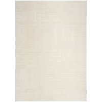 5'3" X 7'3" Ivory Rectangle Rug