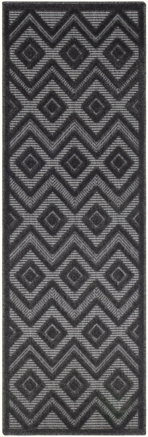 2' X 6' Charcoal Black Runner Rug