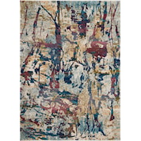 5'3" x 7'3" Cream/Multicolor Rectangle Rug