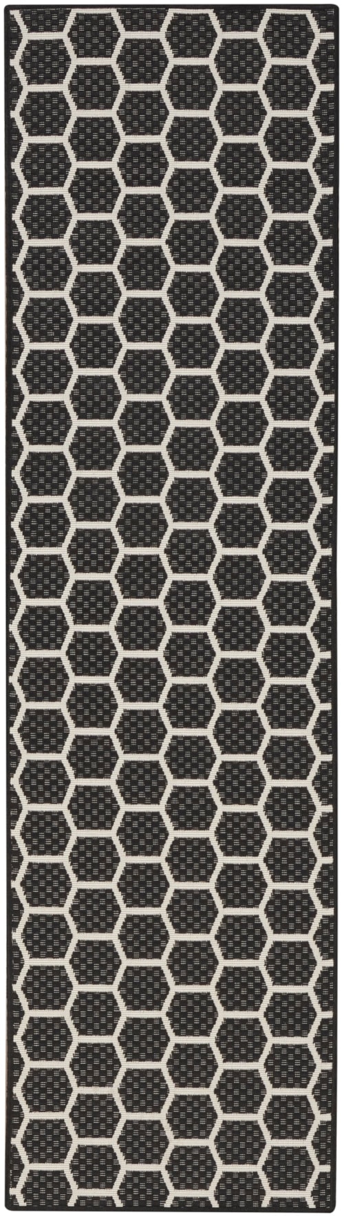 2' X 6' Black Runner Rug