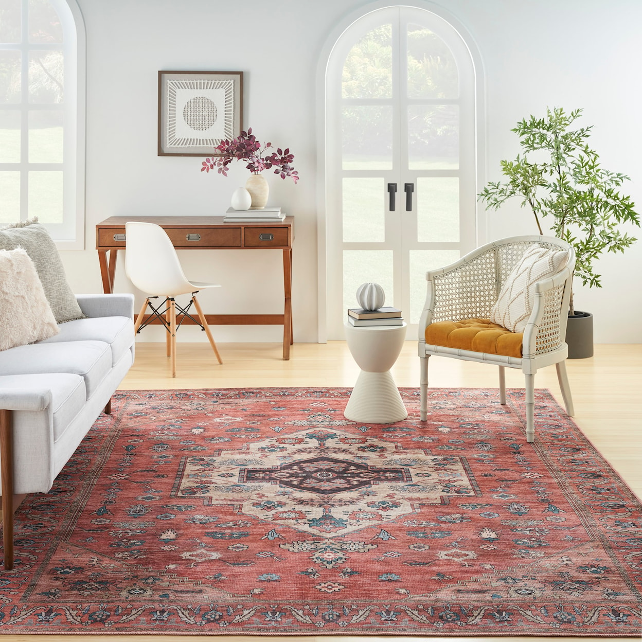 Nourison Grand Washables 5'3" x 7'3"  Rug