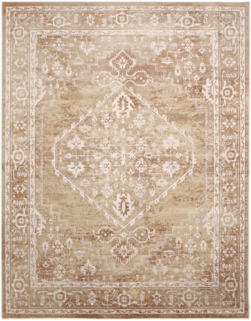 9' X 12' Rust Multicolor Rectangle Rug