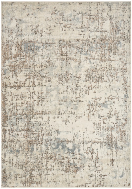 5'3" X 7'3" Ivory Beige Rectangle Rug