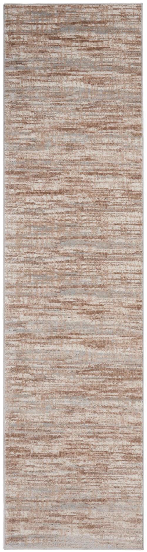 2'2" x 18' Ivory Grey Runner Rug