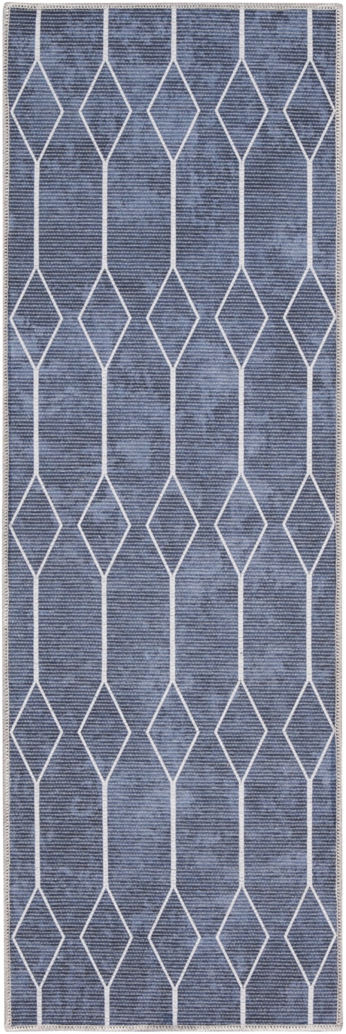 2' X 6' Navy Runner Rug