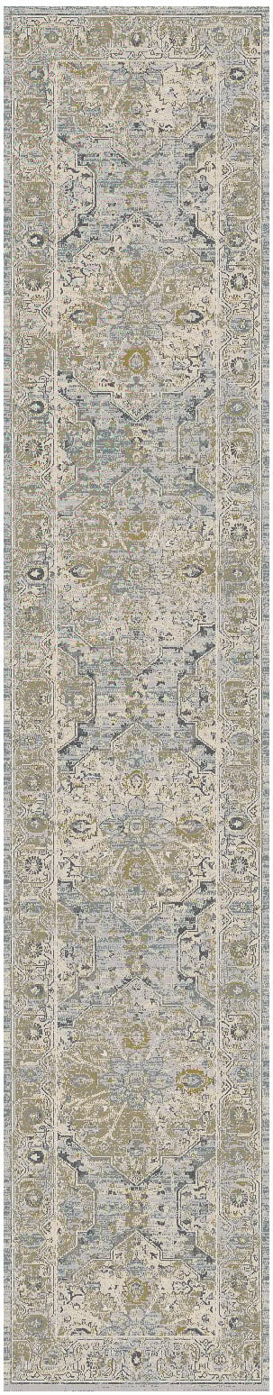 2'3" x 10' Light Blue Rug