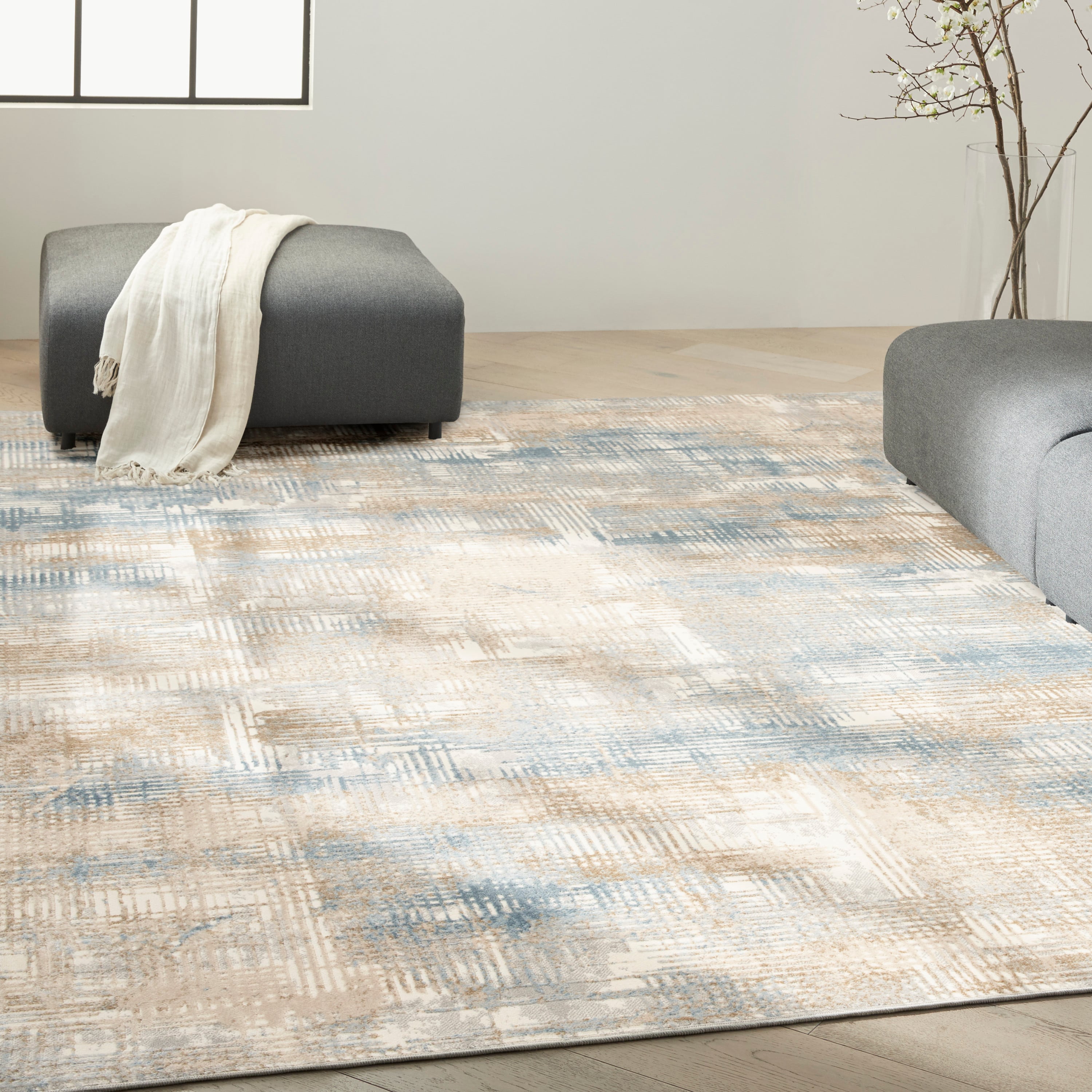 Calvin Klein Home by Nourison Ck950 Rush 10' x 14' Rug