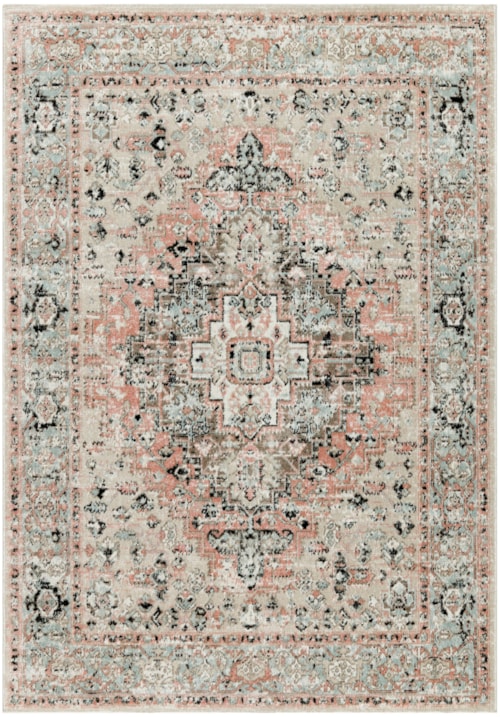 9' X 12' Peach Rectangle Rug