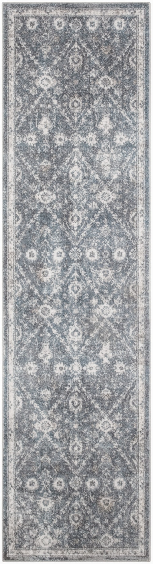 2'2" X 8' Dark Blue Runner Rug