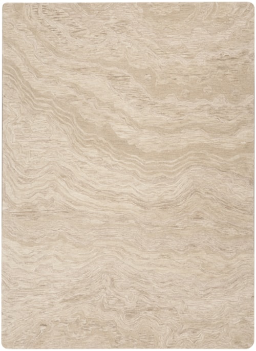 7'9" X 9'9" Taupe Rectangle Rug