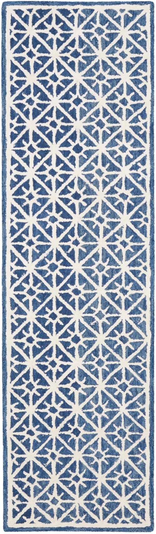 2'3" X 8' Blue Runner Rug