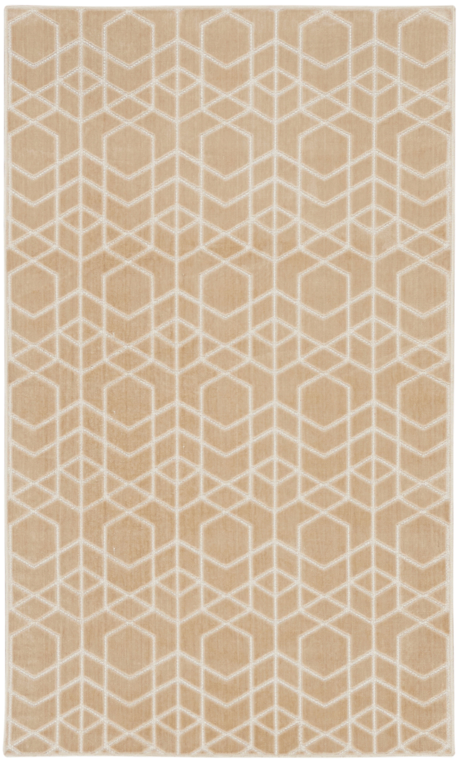 2' X 3' Beige Ivory Rectangle Rug