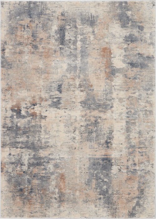 6' x 9' Beige/Grey Rectangle Rug
