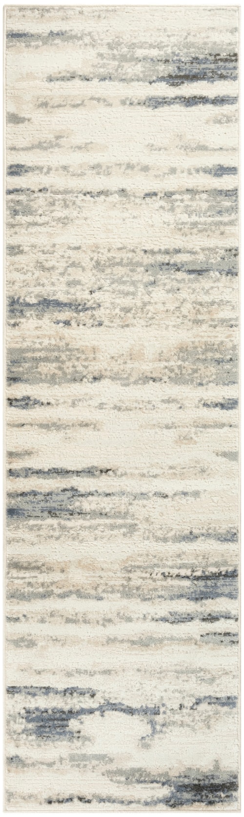 2'2" X 7'6 Blue Multicolor Runner Rug
