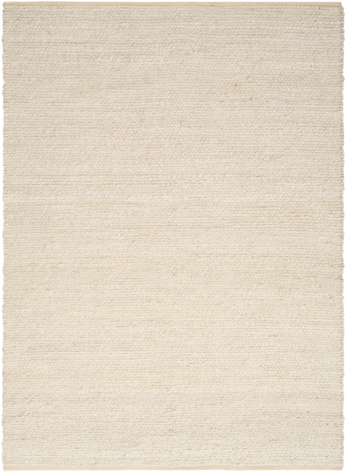 8' X 10' Ivory Rectangle Rug
