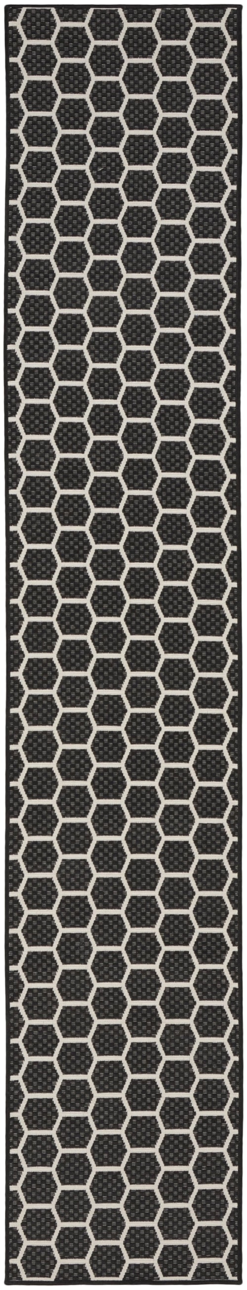 2'2" X 12' Black Runner Rug