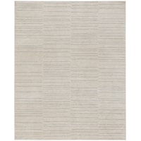 6' x 9' Ivory Grey Rectangle Rug