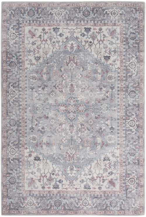 6' X 9' Grey Rectangle Rug