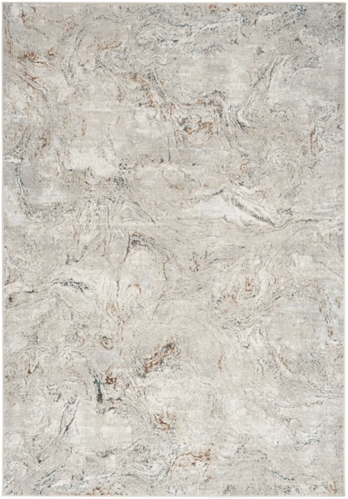 Glitz 5'3" X 7'3" Grey Multicolor Modern Indoor Rug