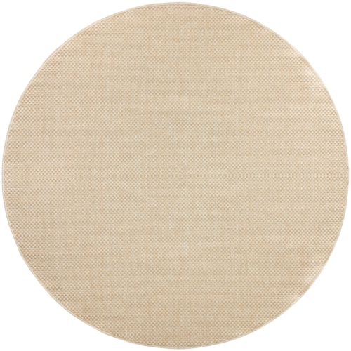 8' Round Cream Round Rug