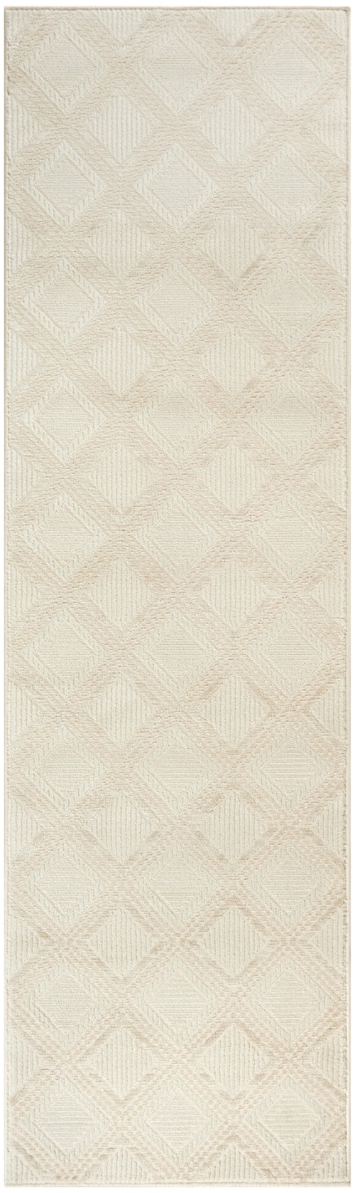 2'2" X 7'6 Ivory Runner Rug