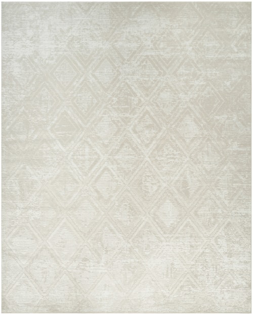 7'10" X 9'10" Beige Rectangle Rug