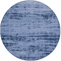 6' Denim Round Rug