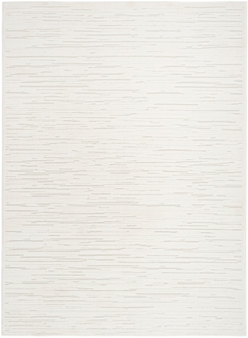 6'7" X 9'2" Ivory Rectangle Rug