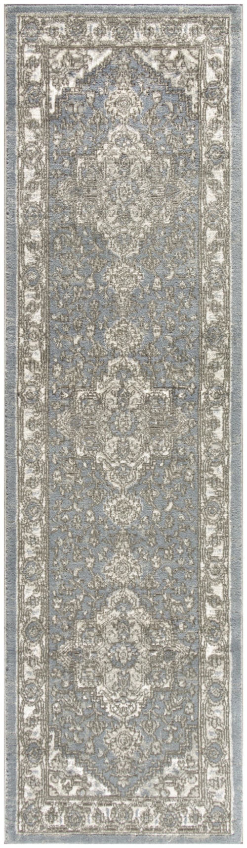 2'2" x 7'6 Blue Runner Rug