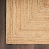 Nourison Natural Jute 6' x 9' Natural Farmhouse Rug