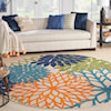 Nourison Aloha 10' Round  Rug