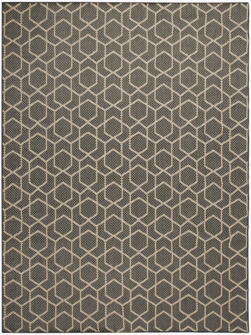 8' X 10' Charcoal Rectangle Rug
