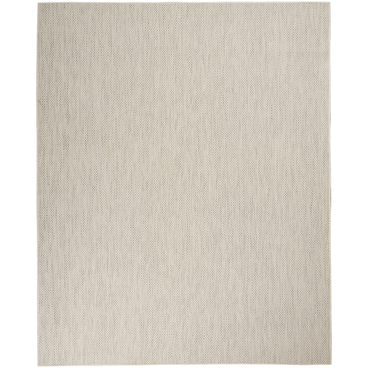 Nourison Courtyard 12' x 15' Ivory Silver Modern Rug