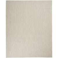 Courtyard 12' X 15' Ivory Silver Modern Rug