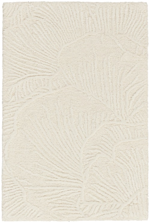 5'3" X 7'3" Ivory Rectangle Rug