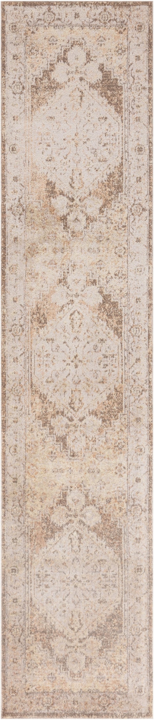 2'2" X 10' Beige Runner Rug