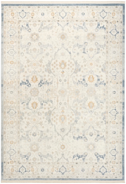 5'3" X 7' Light Blue Rectangle Rug