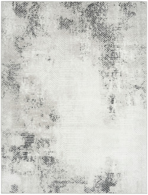 4' X 6' Grey Charcoal Rectangle Rug
