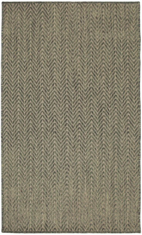 3' X 5' Green Rectangle Rug