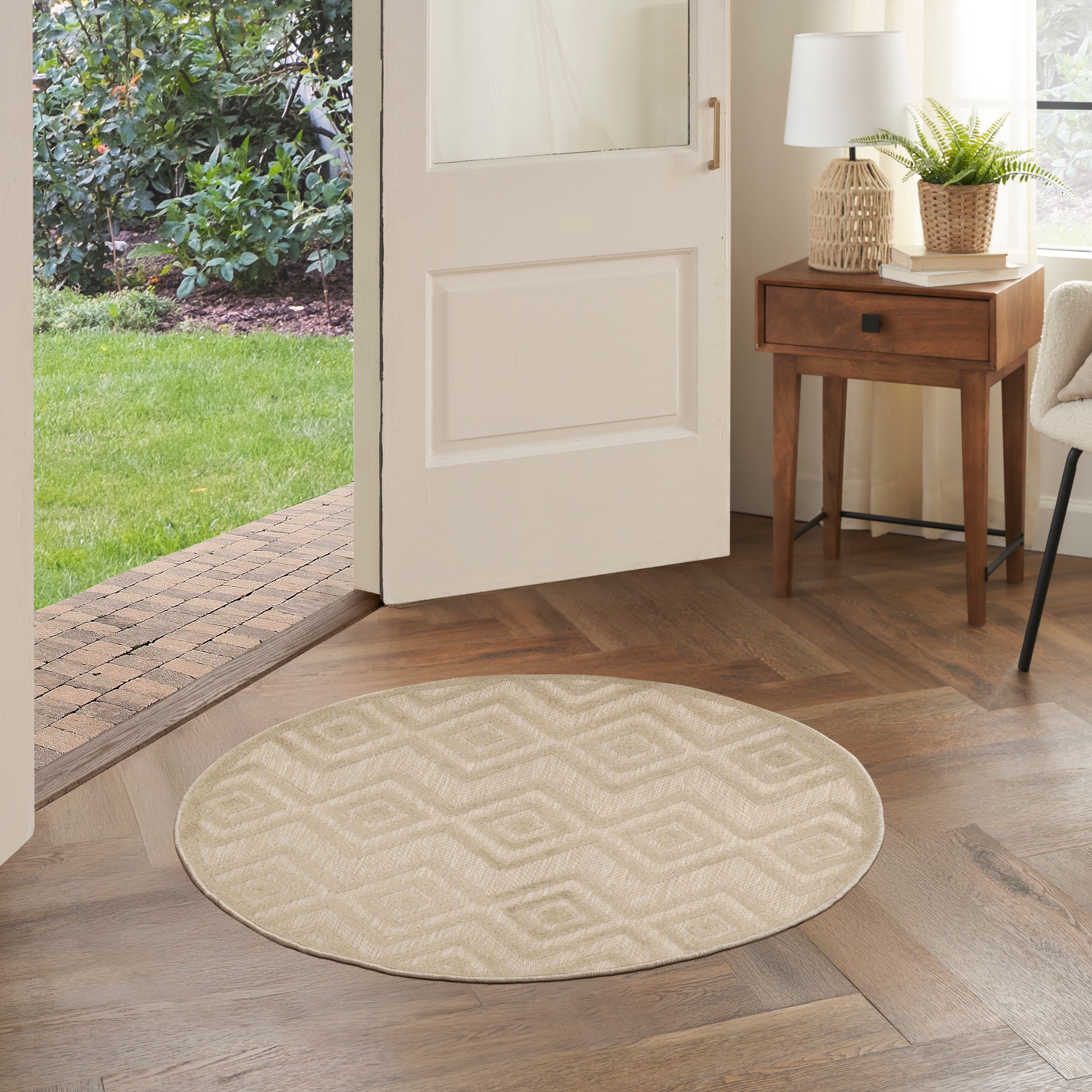 Nourison Versatile 4' Round  Rug
