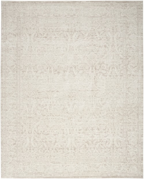 9' X 12' Ivory Beige Rectangle Rug