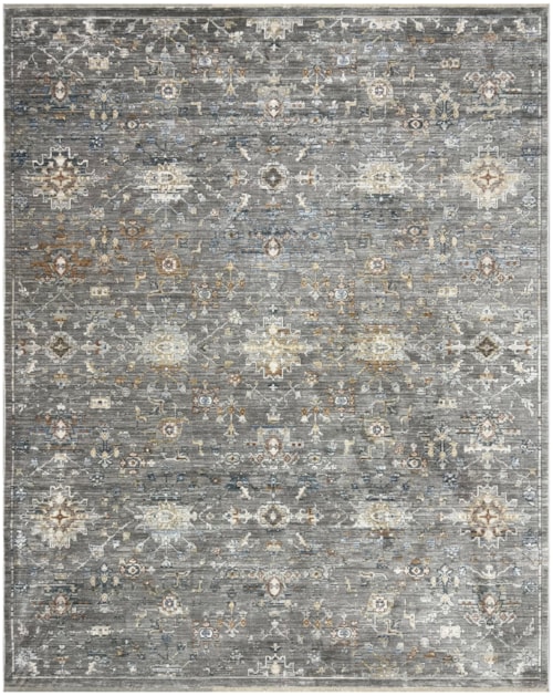 5'3" x 7'6" Grey Rectangle Rug