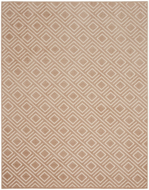 7'10" X 9'10" Brown Rectangle Rug