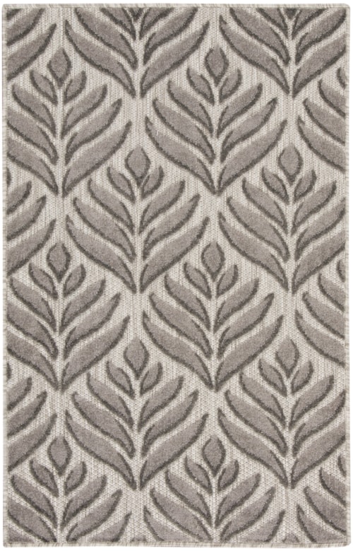 2'8" x 4' Charcoal Rectangle Rug