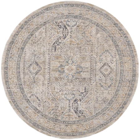 7'10" Round  Rug