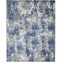 5'3" x 7'3" Navy Blue Rug